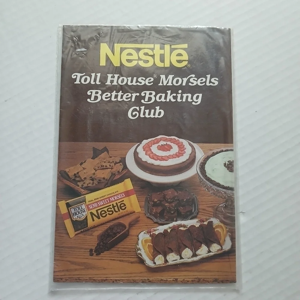 Vintage 80's Nestle Toll House Morsels Better Baking Club Pamphlet New